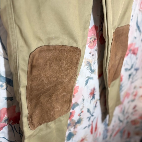 Vintage Men's Tan Work Pants with Knee Patches - Picture 3 of 11